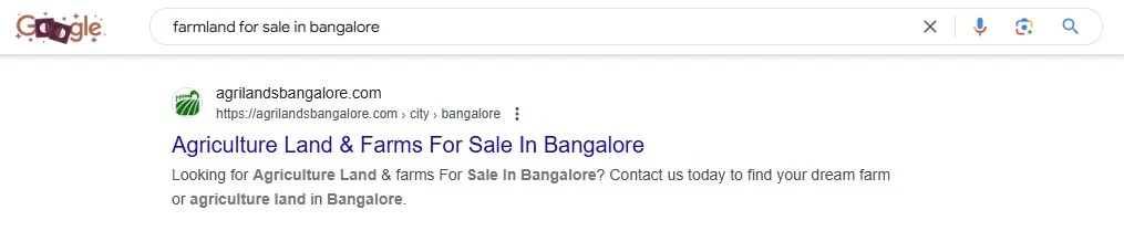 Agrilandsbangalore