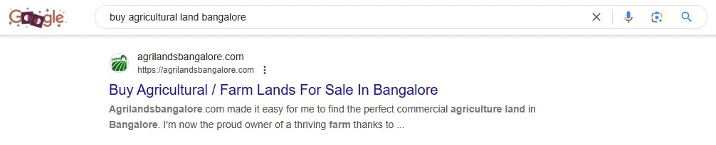 Agrilandsbangalore