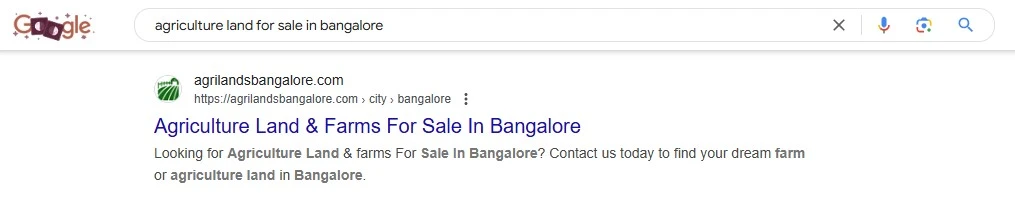 Agrilandsbangalore