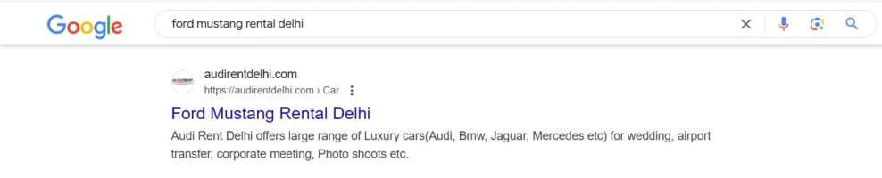 AudiRentDelhi