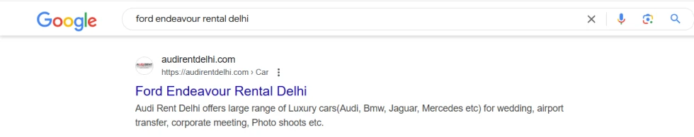 AudiRentDelhi