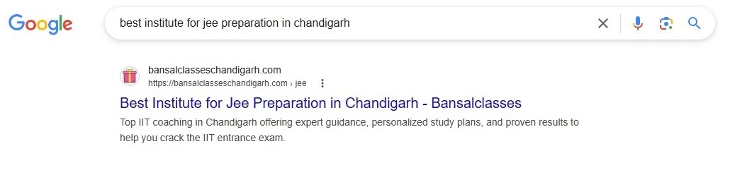 Bansalclasseschandigarh