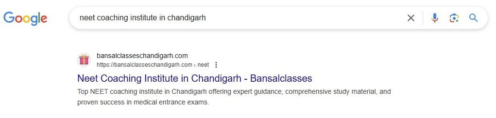 Bansalclasseschandigarh