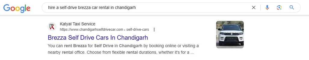 Chandigarhselfdrivecar