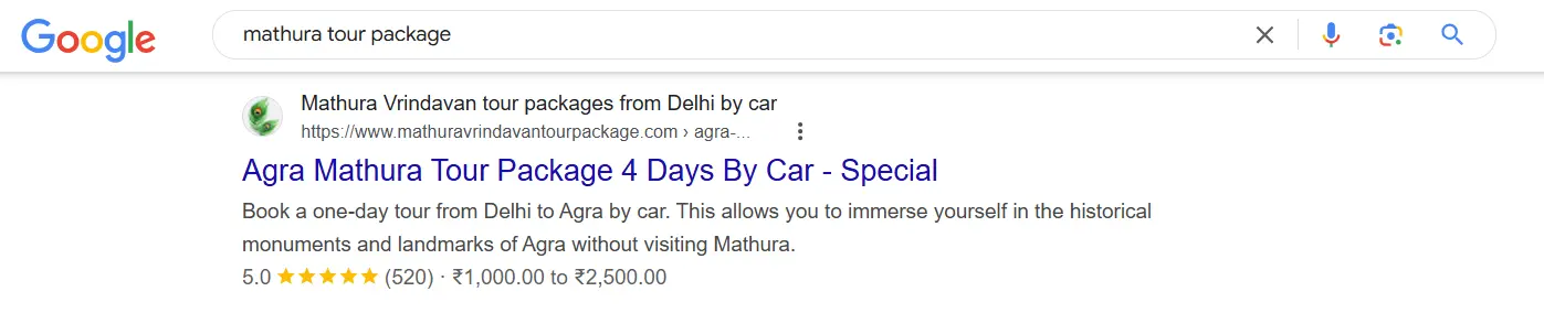 MathuraVrindavanTourPackage