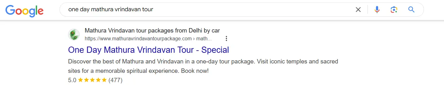 MathuraVrindavanTourPackage