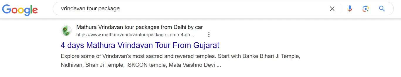 MathuraVrindavanTourPackage