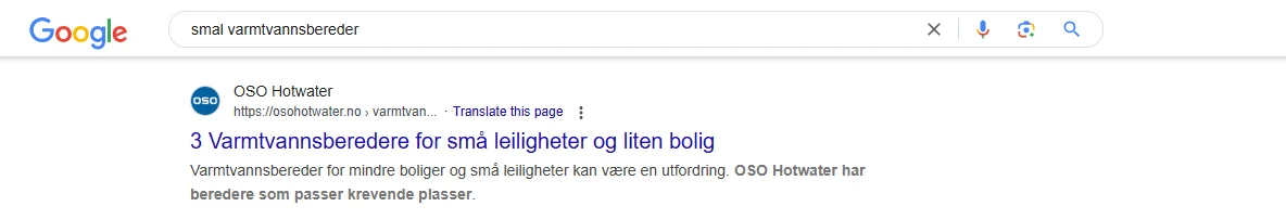 Osohotwater