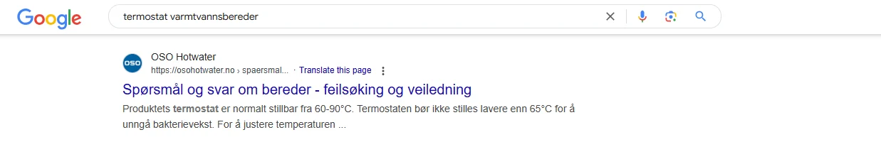 Osohotwater