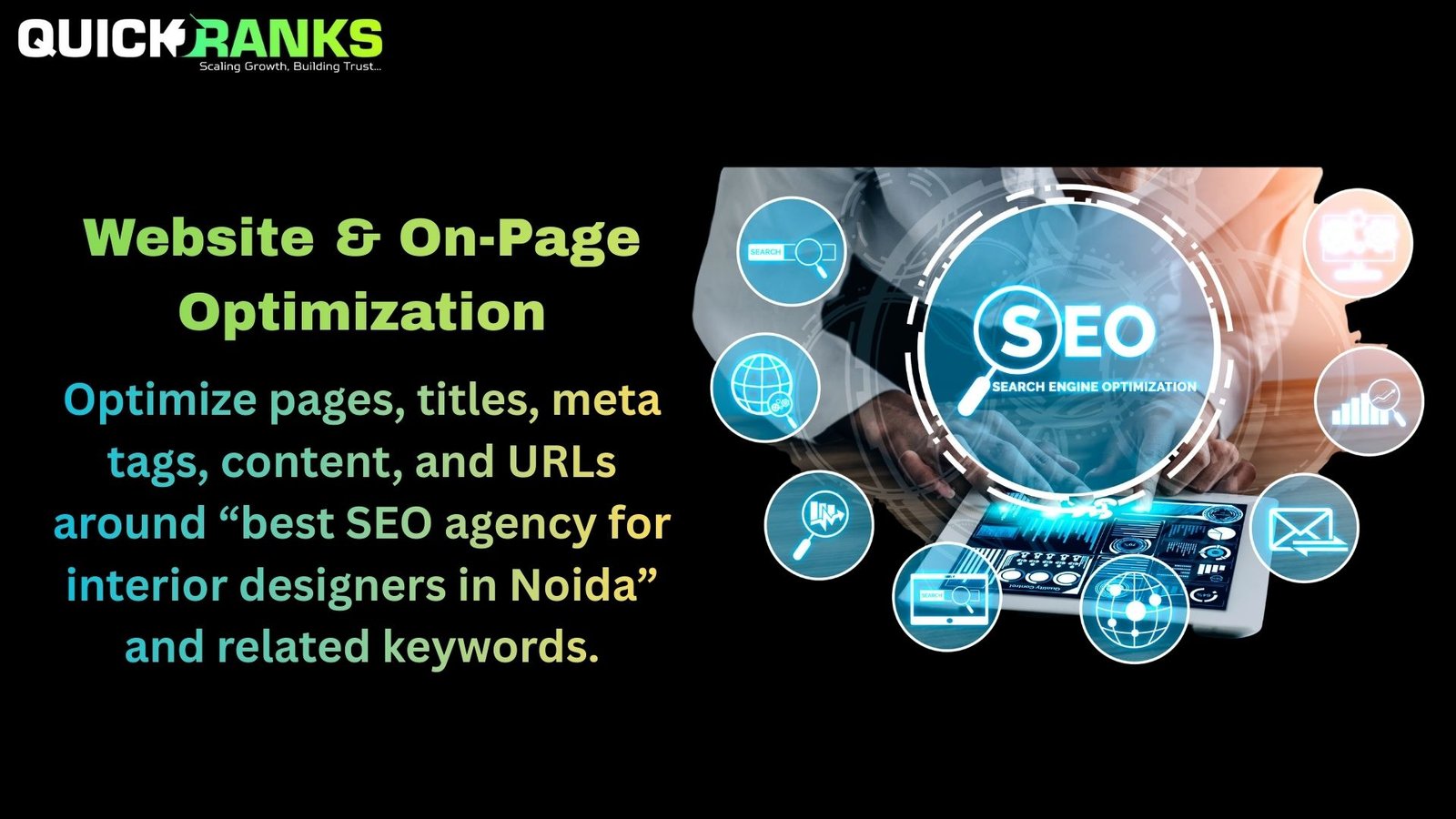 Visual guide to best SEO agency for interior designers in Noida