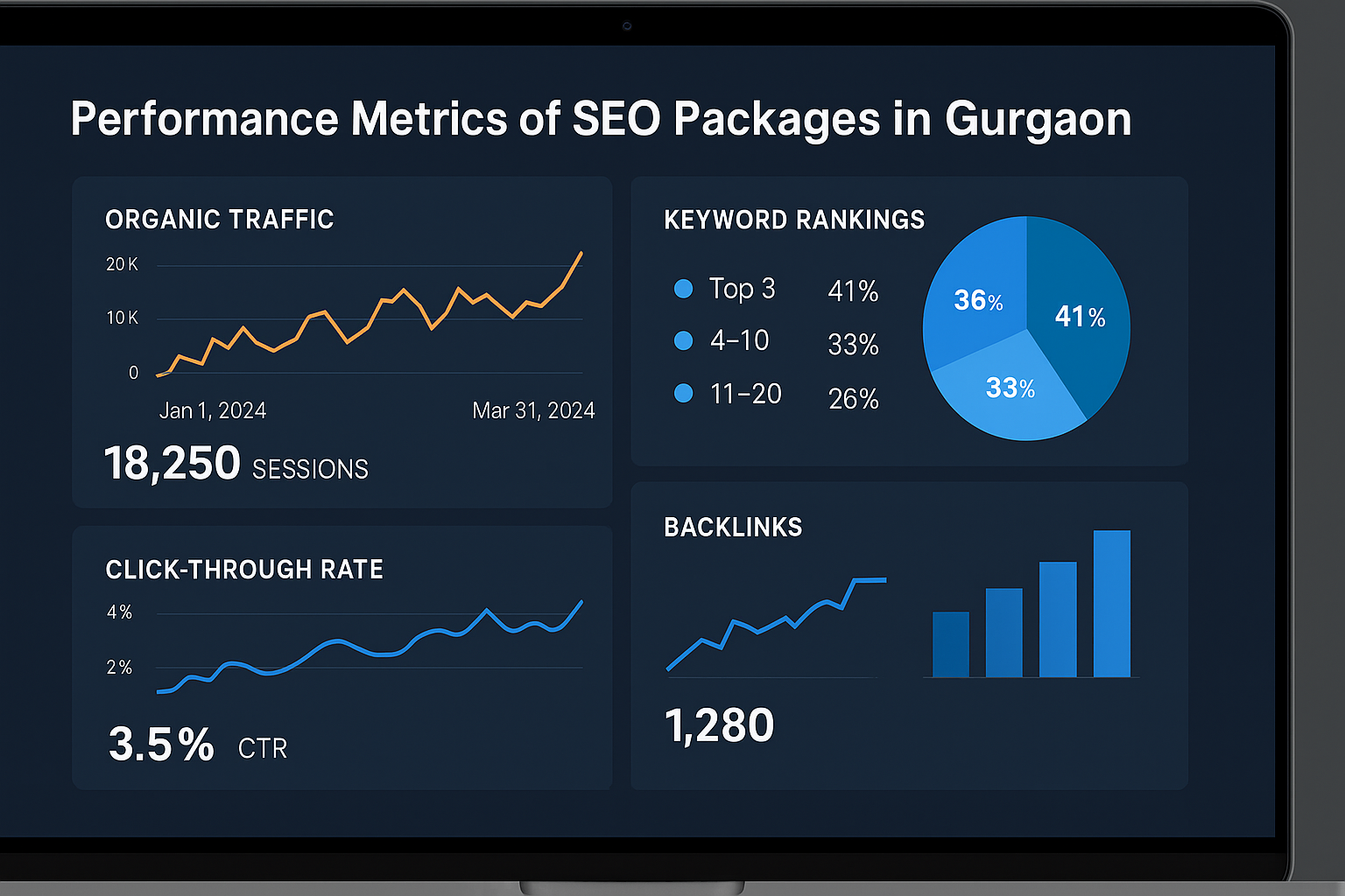 Performance metrics of seo packages in gurgaon
