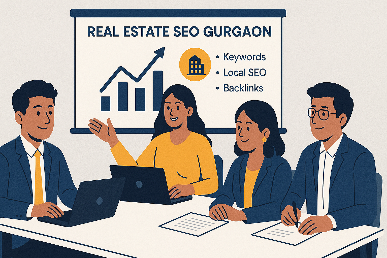 Performance metrics of real estate SEO Gurgaon