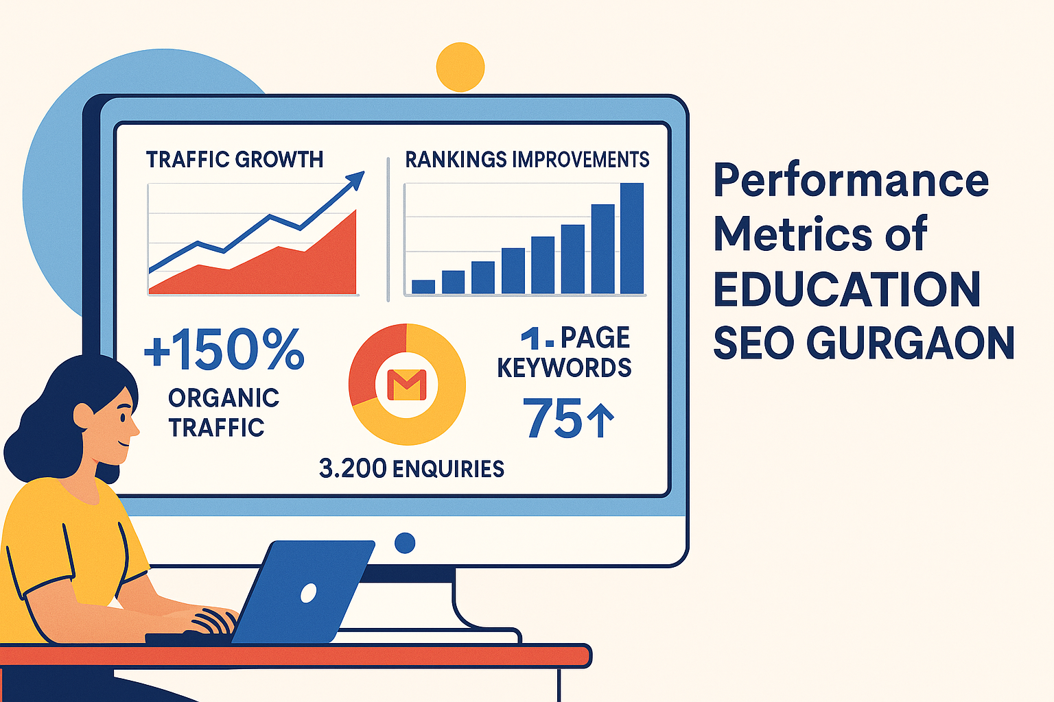 Performance metrics of education SEO Gurgaon