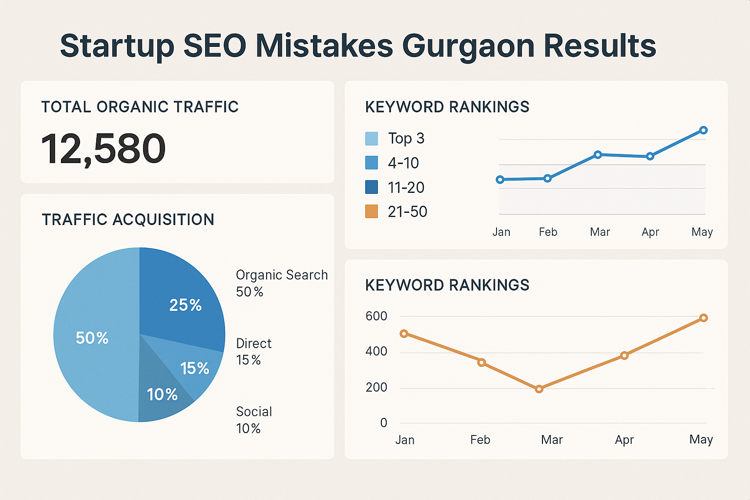 Performance metrics of startup seo mistakes gurgaon