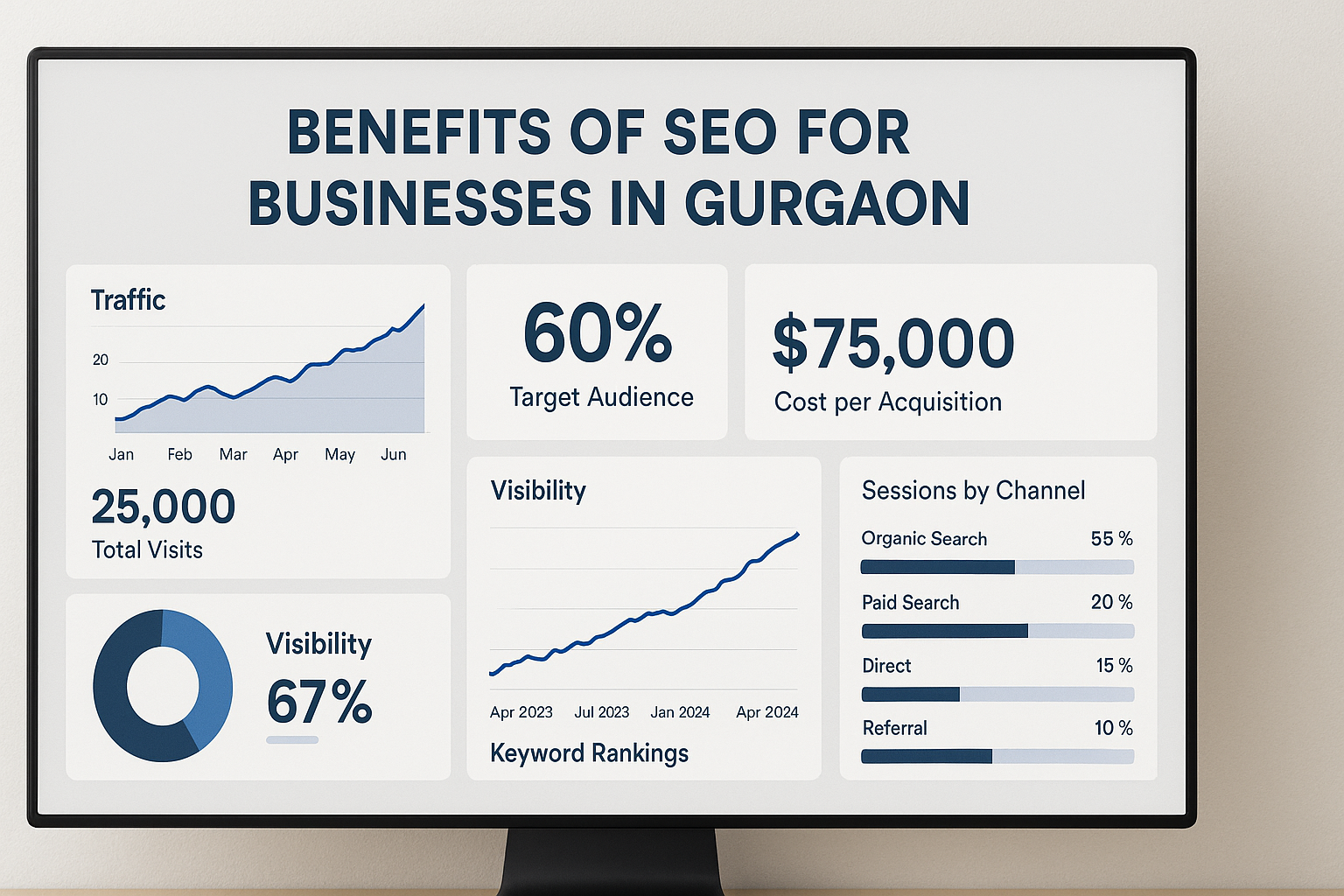 Performance metrics of benefits of SEO for businesses in Gurgaon