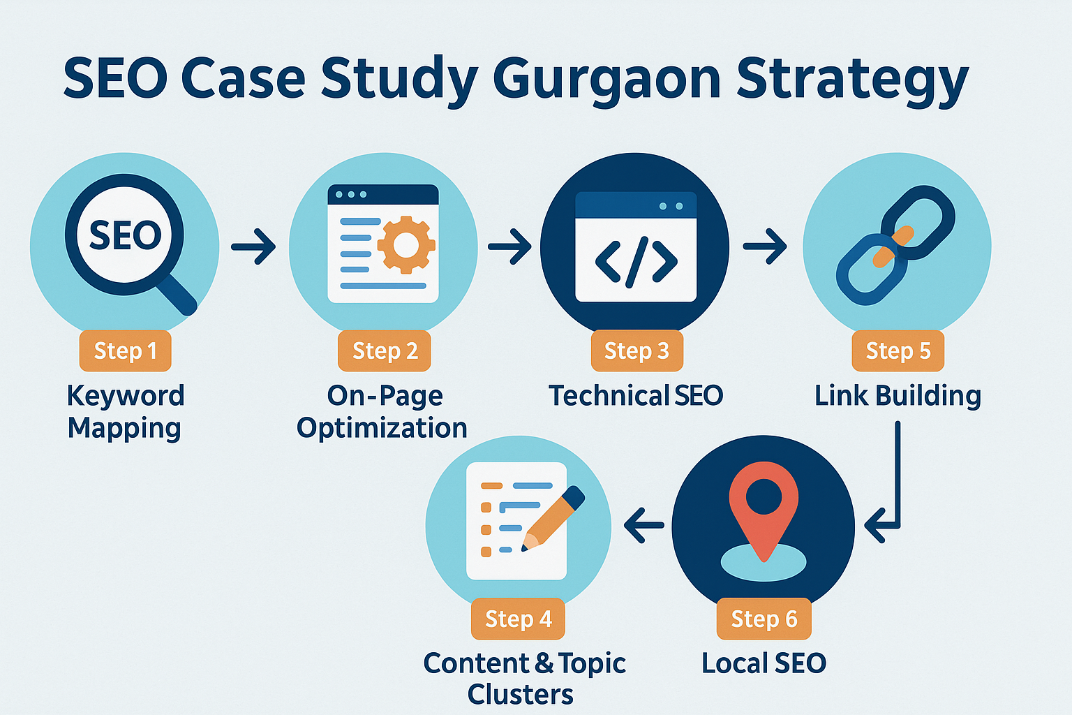 Visual guide to seo case study gurgaon