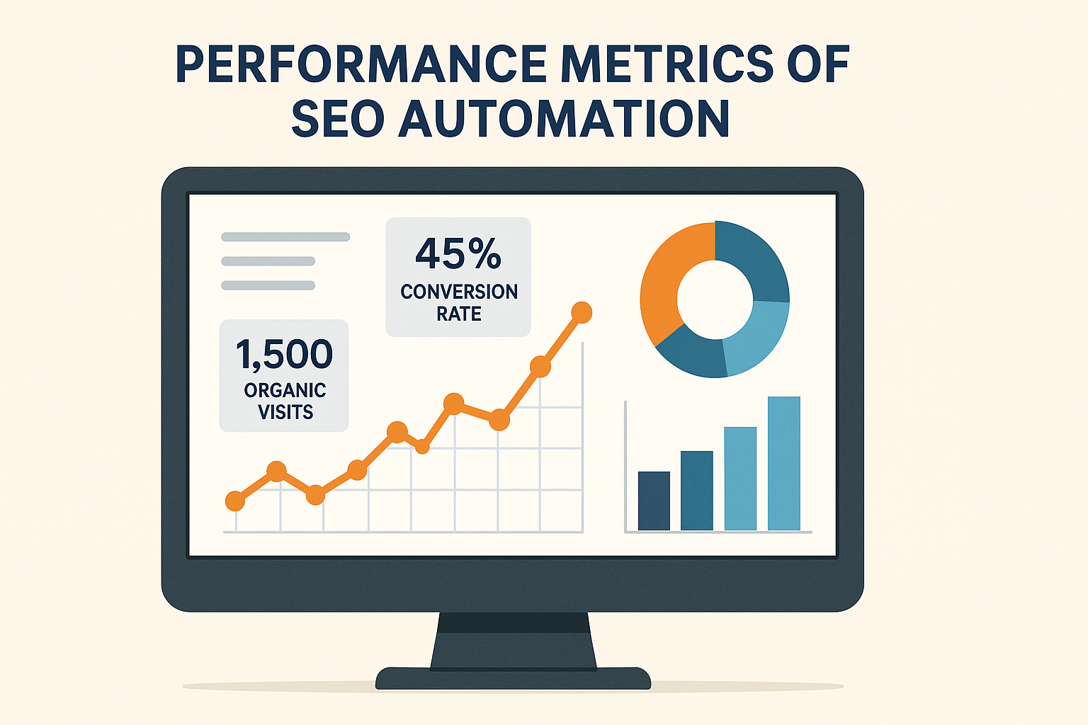 Performance dashboard of SEO reporting automation in Noida