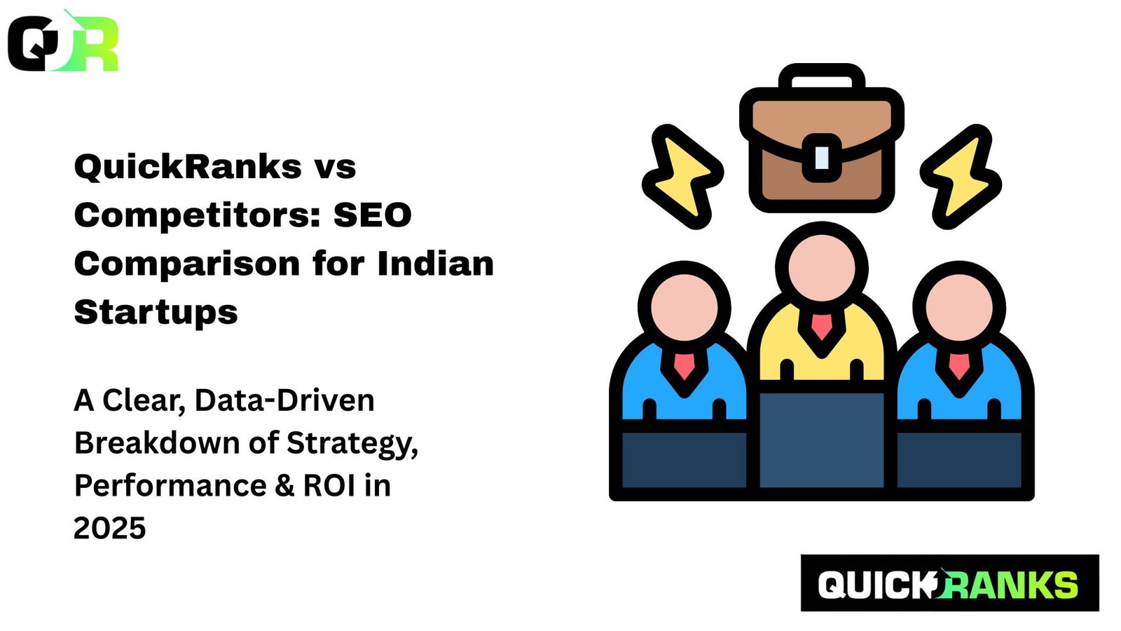Infographic on quickranks vs competitors process